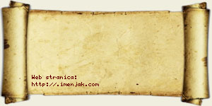 Teofan Galić vizit kartica